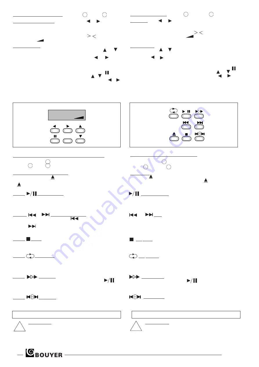 Bouyer ER 513 Manual Download Page 4