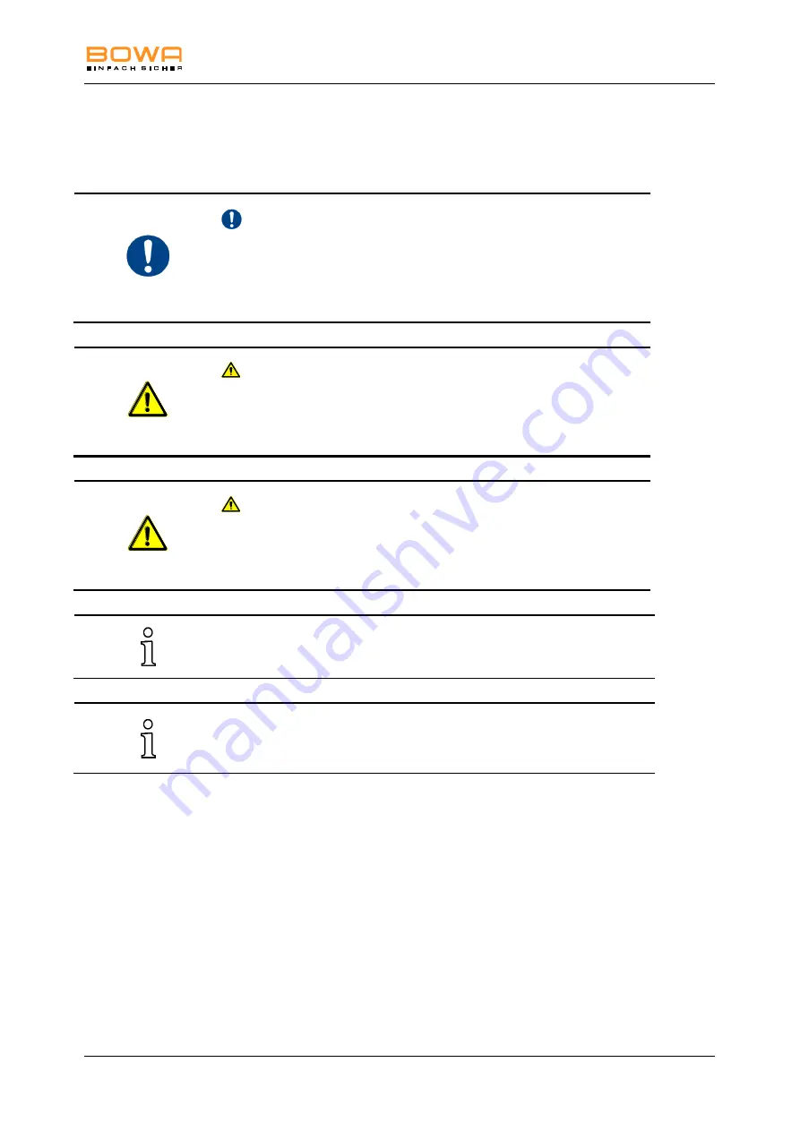 Bowa ARC 400 Operating Manual Download Page 23