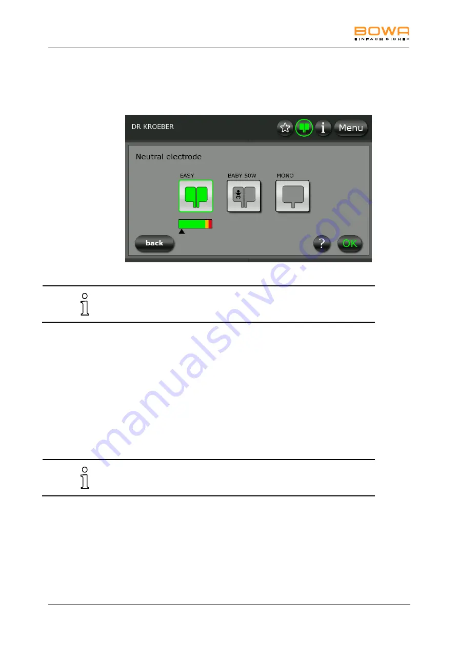 Bowa ARC 400 Operating Manual Download Page 38