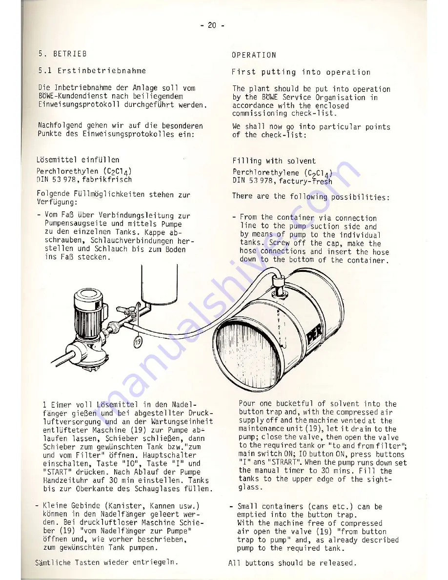 BOWE P414 Скачать руководство пользователя страница 21