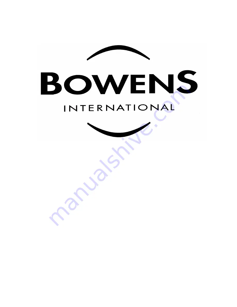 Bowens BW-3010 Operating Instructions Manual Download Page 1