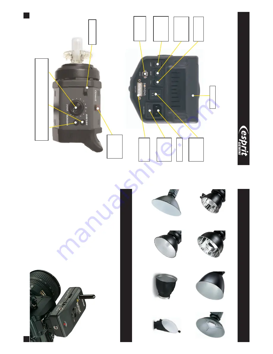 Bowens ESPRIT GEMINI GM125 User Manual Download Page 4