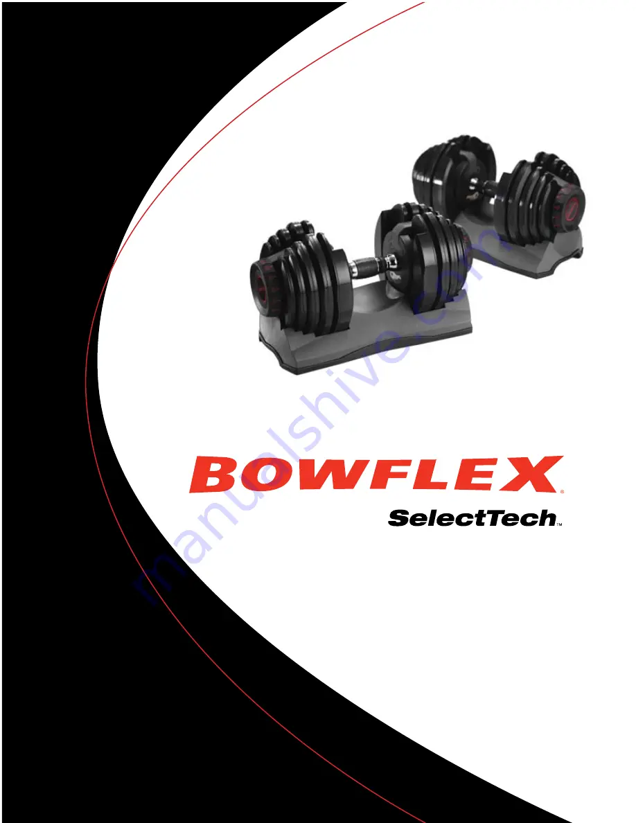 Bowflex 1090 DUMBBELLS Service Manual Download Page 1