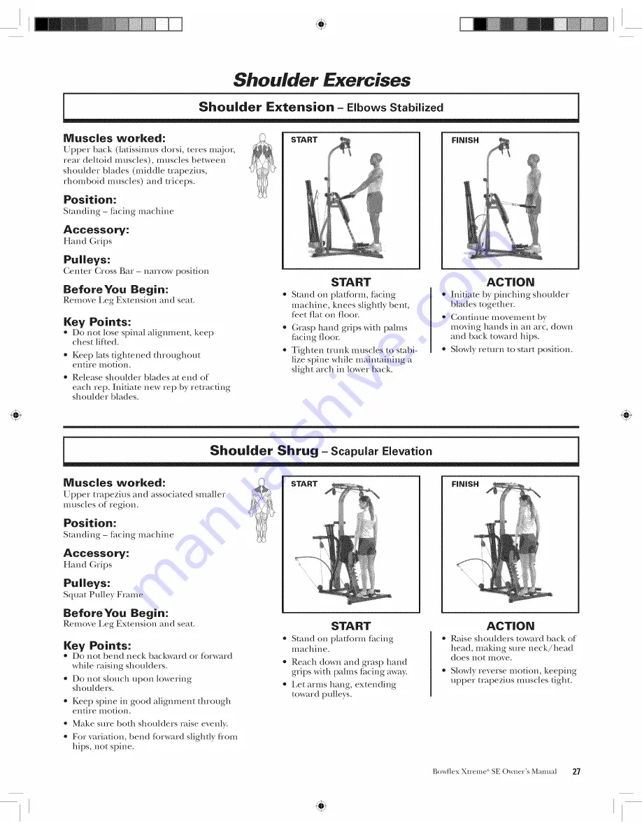 Bowflex BOWFLEX XTREME.SE Owner'S Manual Download Page 29