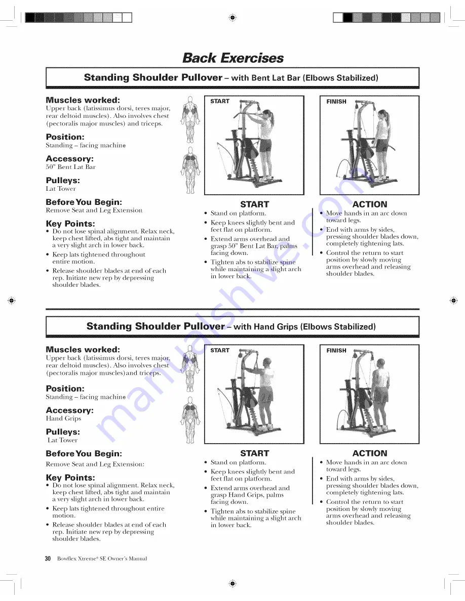 Bowflex BOWFLEX XTREME.SE Owner'S Manual Download Page 32