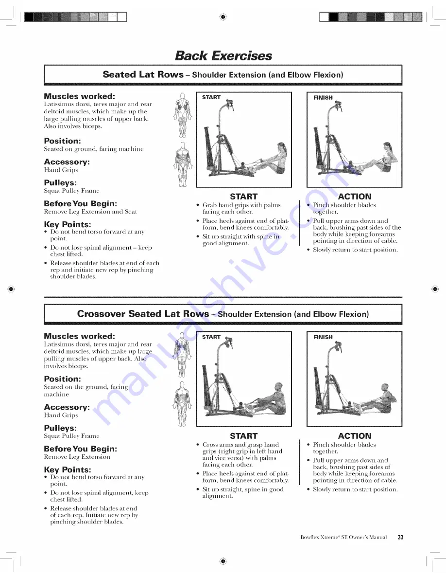 Bowflex BOWFLEX XTREME.SE Owner'S Manual Download Page 35