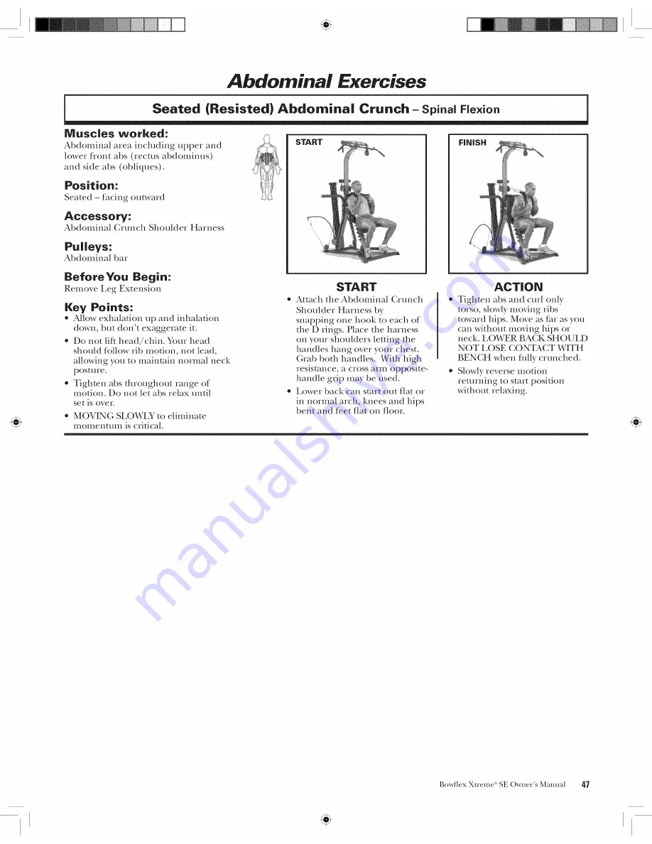 Bowflex BOWFLEX XTREME.SE Owner'S Manual Download Page 49