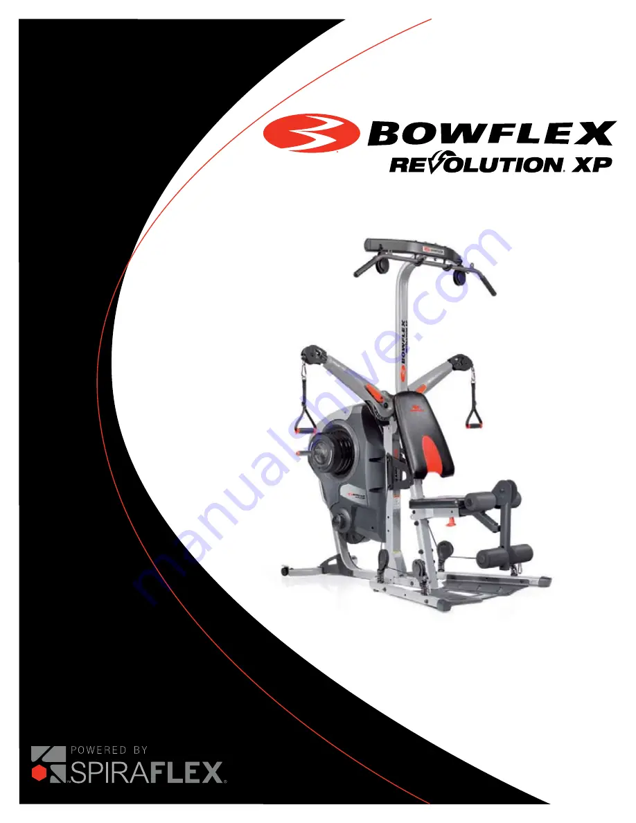 Bowflex Revolution XP Lat Attachment Assembly Instructions Manual Download Page 1