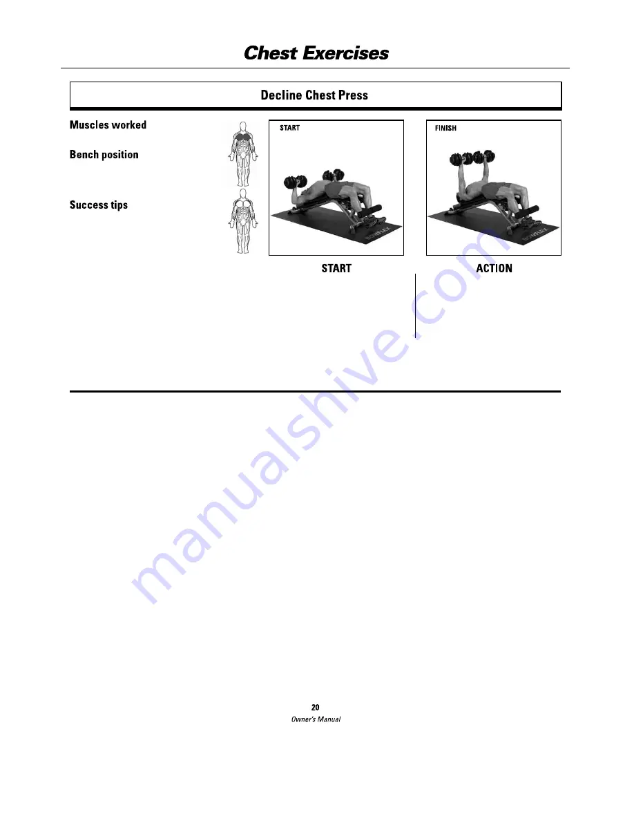 Bowflex SelectTech BD552 Owner'S Manual Download Page 20