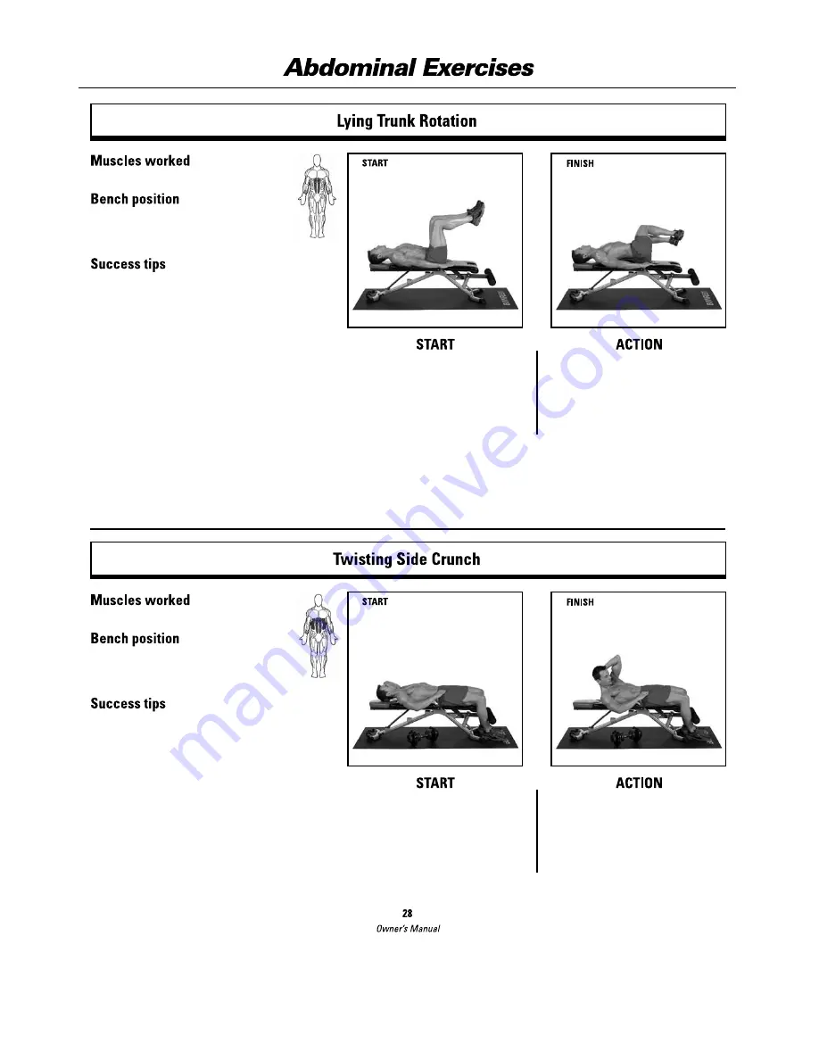 Bowflex SelectTech BD552 Owner'S Manual Download Page 28