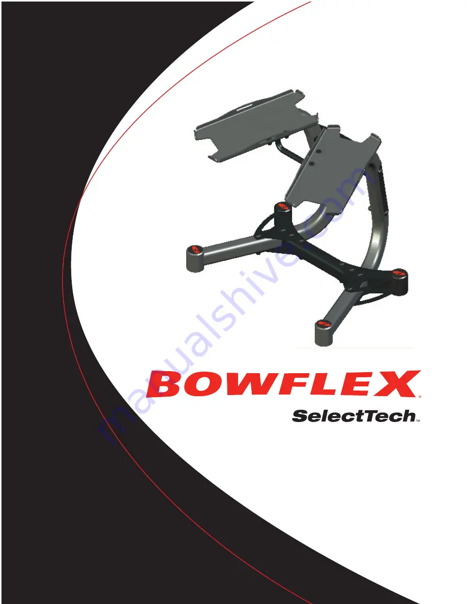 Bowflex SelectTech BDS1642 Assembly Instructions Manual Download Page 1