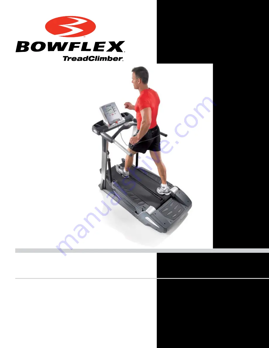 Bowflex TreadClimber TC5300 Service Manual Download Page 1