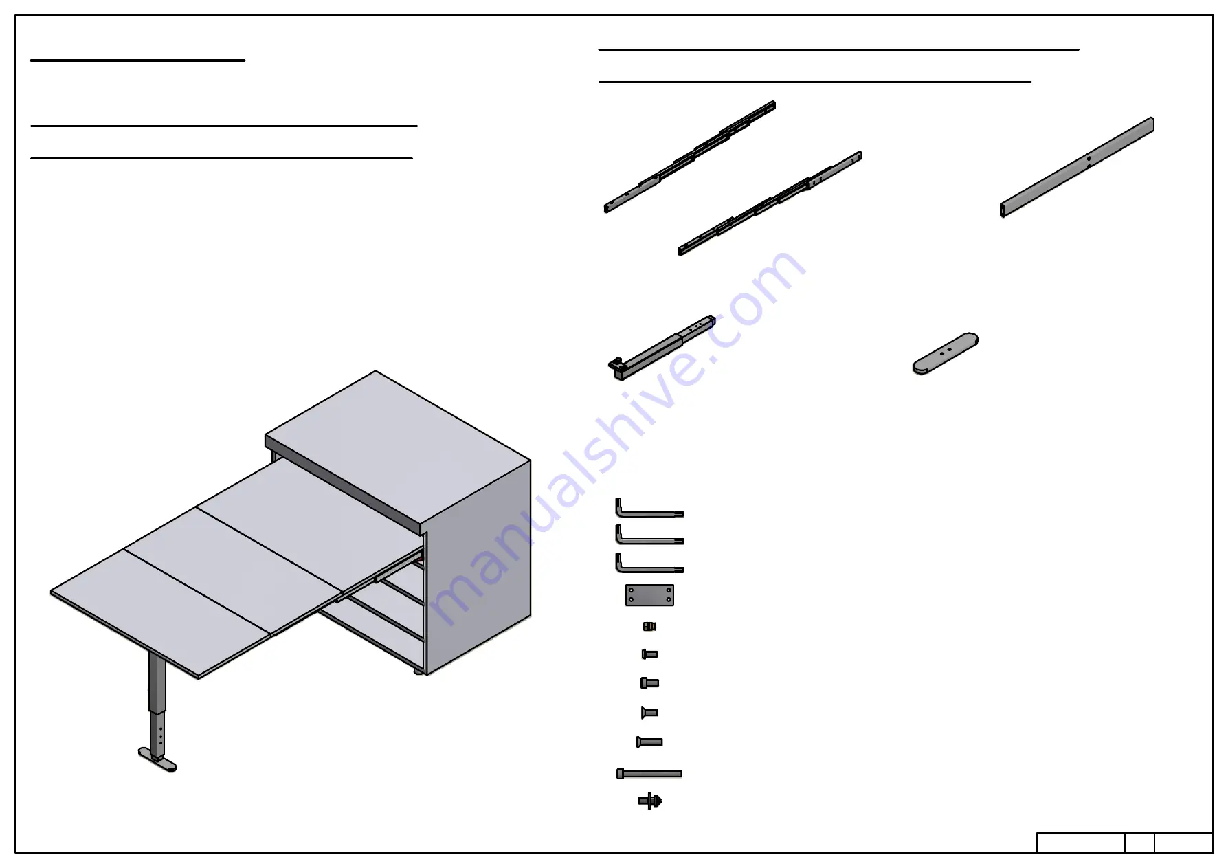 BOX15 T-ABLE XL Assembly Instructions Manual Download Page 1