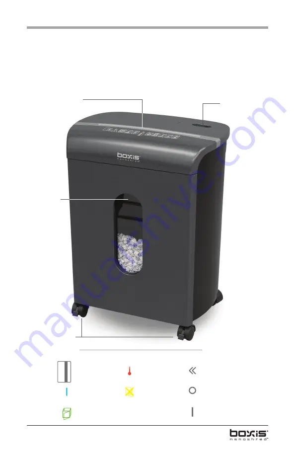 Boxis Nanoshred BN100P Series Manual Download Page 3