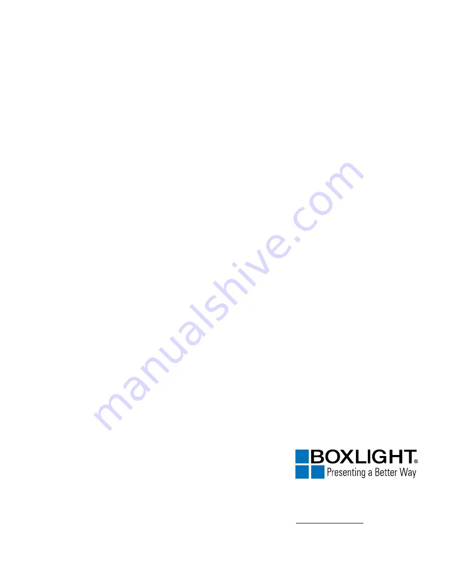 BOXLIGHT MP-25t User Manual Download Page 52