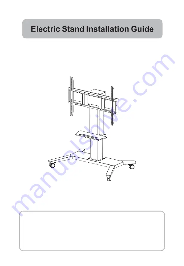 BOXLIGHT ProColor IFPD-MOB Installation Manual Download Page 1