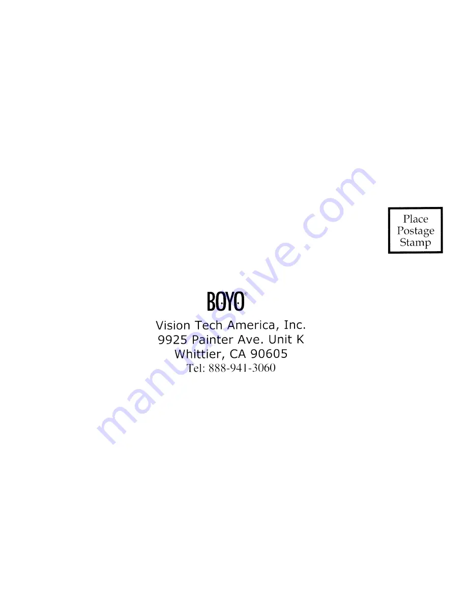 Boyo VTC433R Instruction Manual Download Page 10