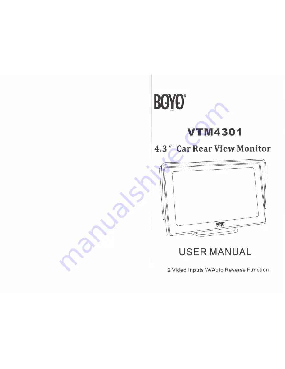 Boyo VTM4301 Скачать руководство пользователя страница 1