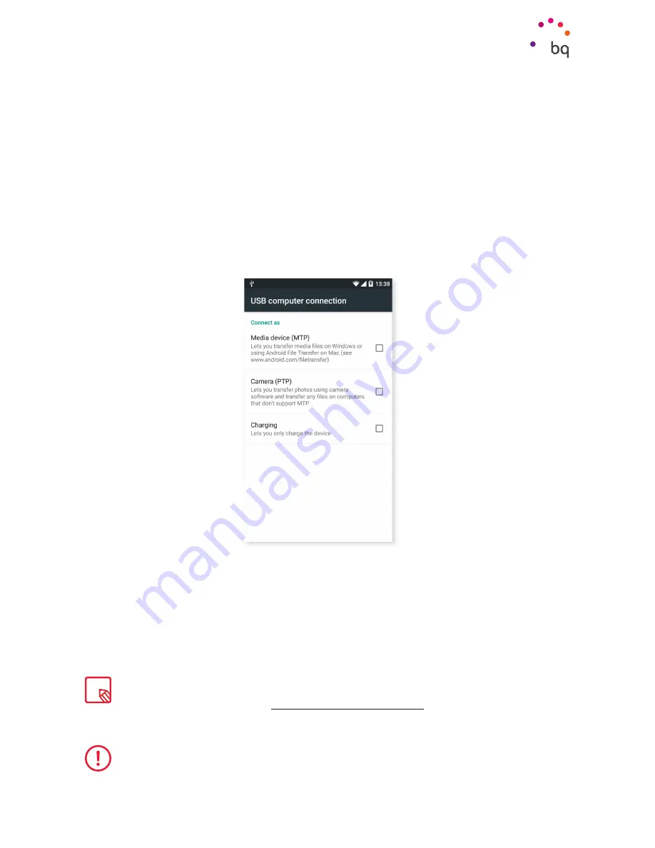 bq Aquaris X5 User Manual Download Page 13