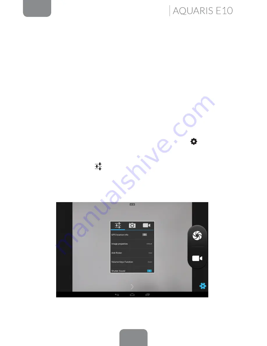 bq Aquarius E10 User Manual Download Page 63