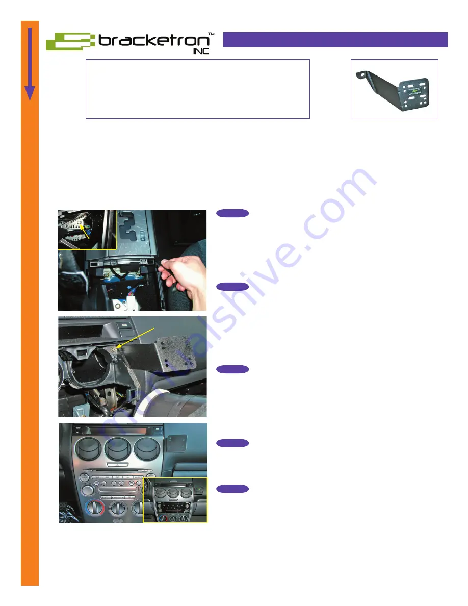 Bracketron MAZ-102-03 Installation Instructions Download Page 1