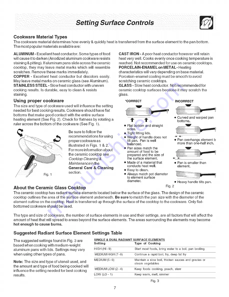 Brada Appliances BRADA CREF366FCB Use & Care Manual Download Page 7