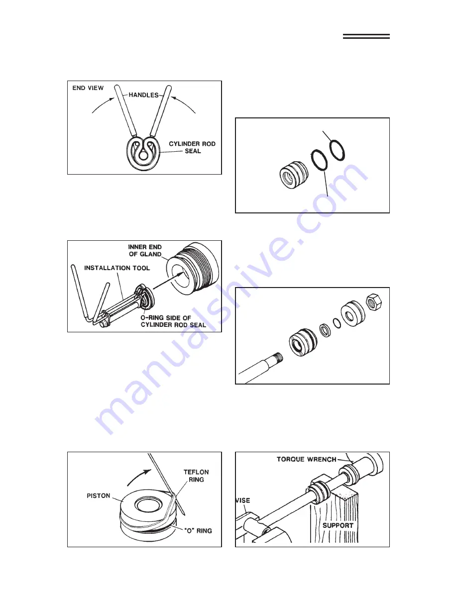 Bradco CONTRACTOR 408A BACKHOE Operator'S & Parts Manual Download Page 34