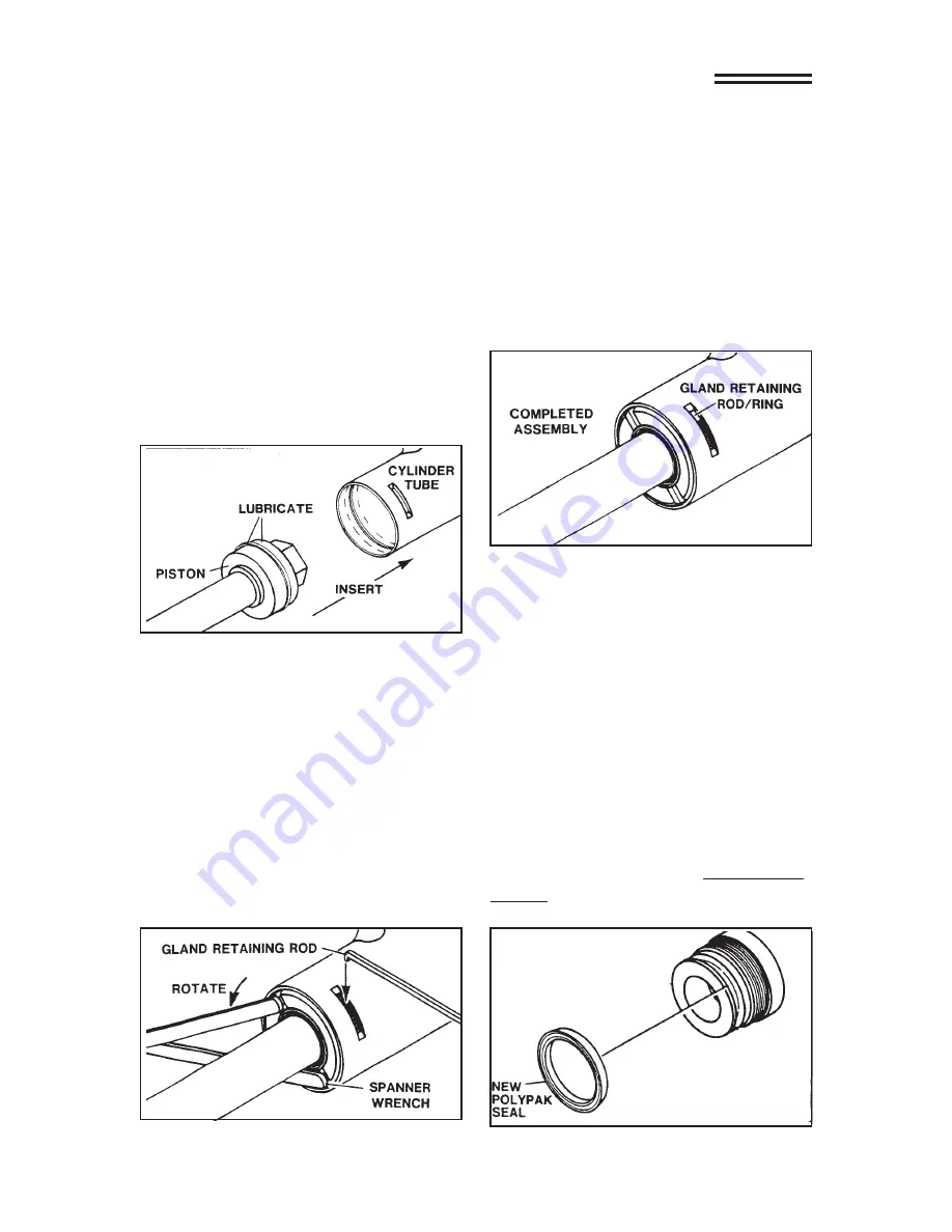 Bradco CONTRACTOR 408A BACKHOE Operator'S & Parts Manual Download Page 35