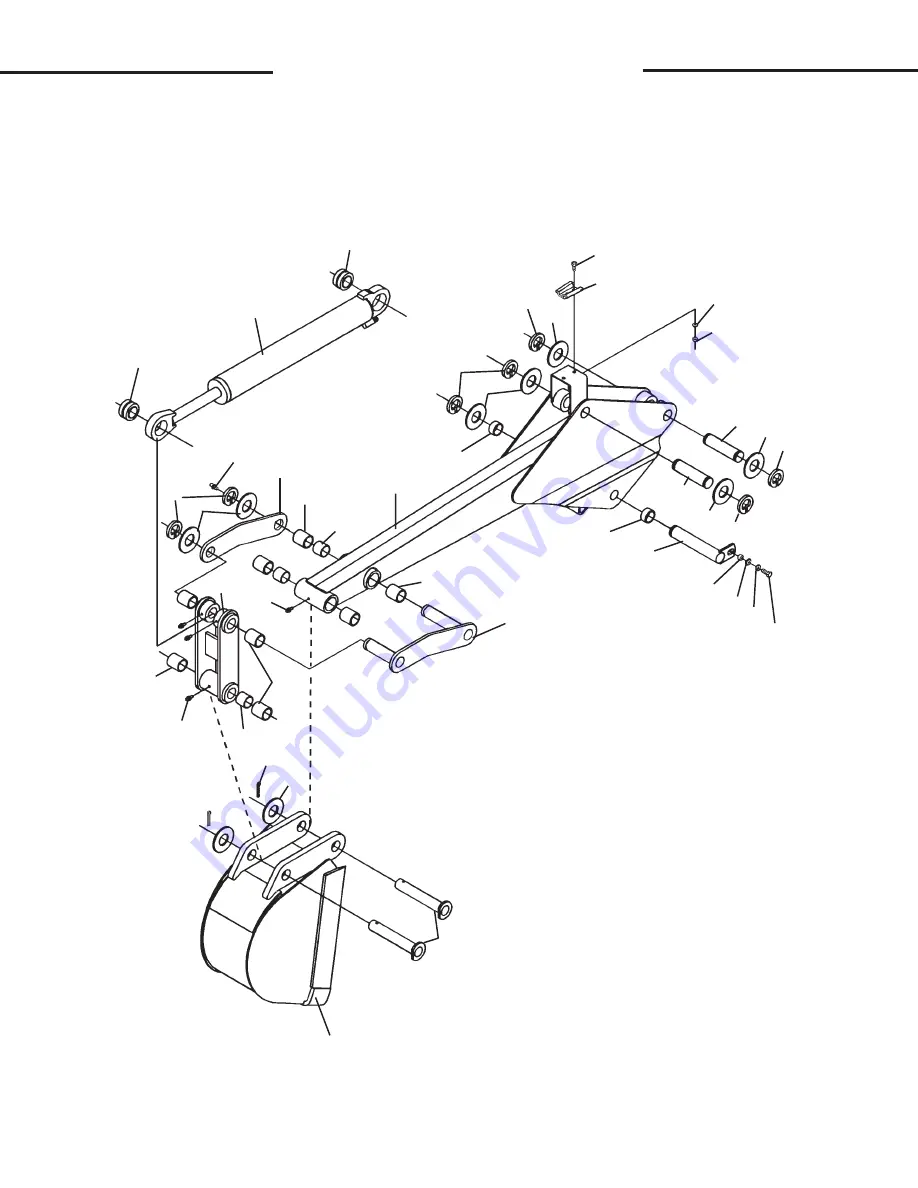 Bradco CONTRACTOR 408A BACKHOE Operator'S & Parts Manual Download Page 72