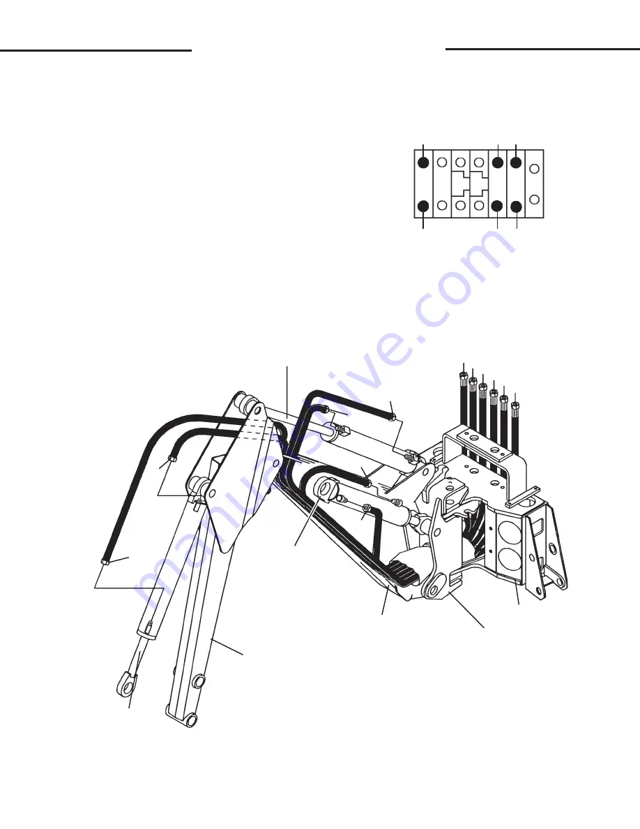 Bradco CONTRACTOR 408A BACKHOE Operator'S & Parts Manual Download Page 126