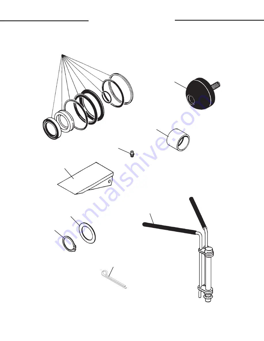 Bradco CONTRACTOR 408A BACKHOE Operator'S & Parts Manual Download Page 136