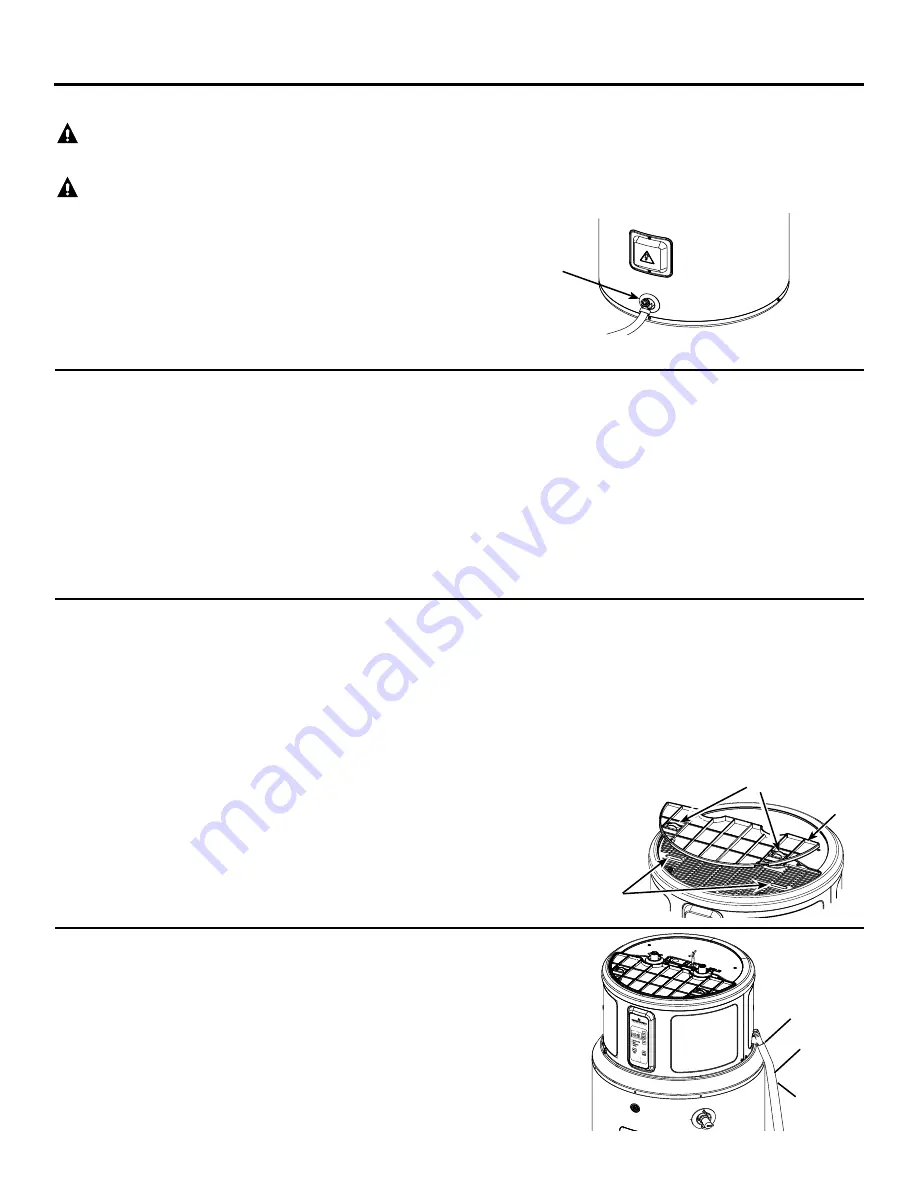 Bradford White RE2H50S*-1NCWT Series Quick Manual Download Page 4