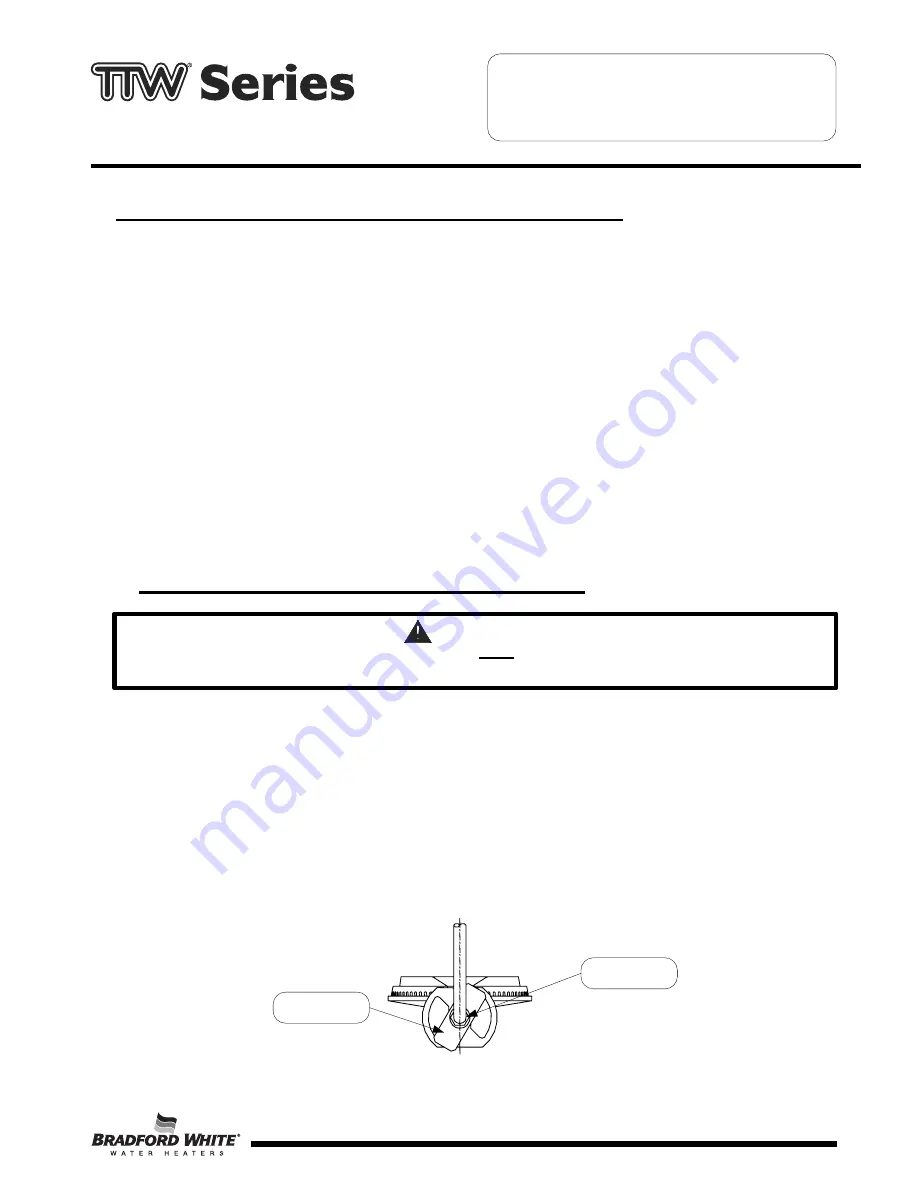 Bradford White tw450s Скачать руководство пользователя страница 15