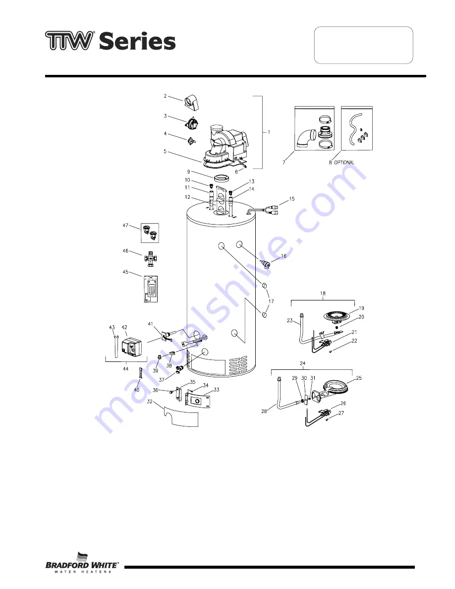 Bradford White tw450s Скачать руководство пользователя страница 39