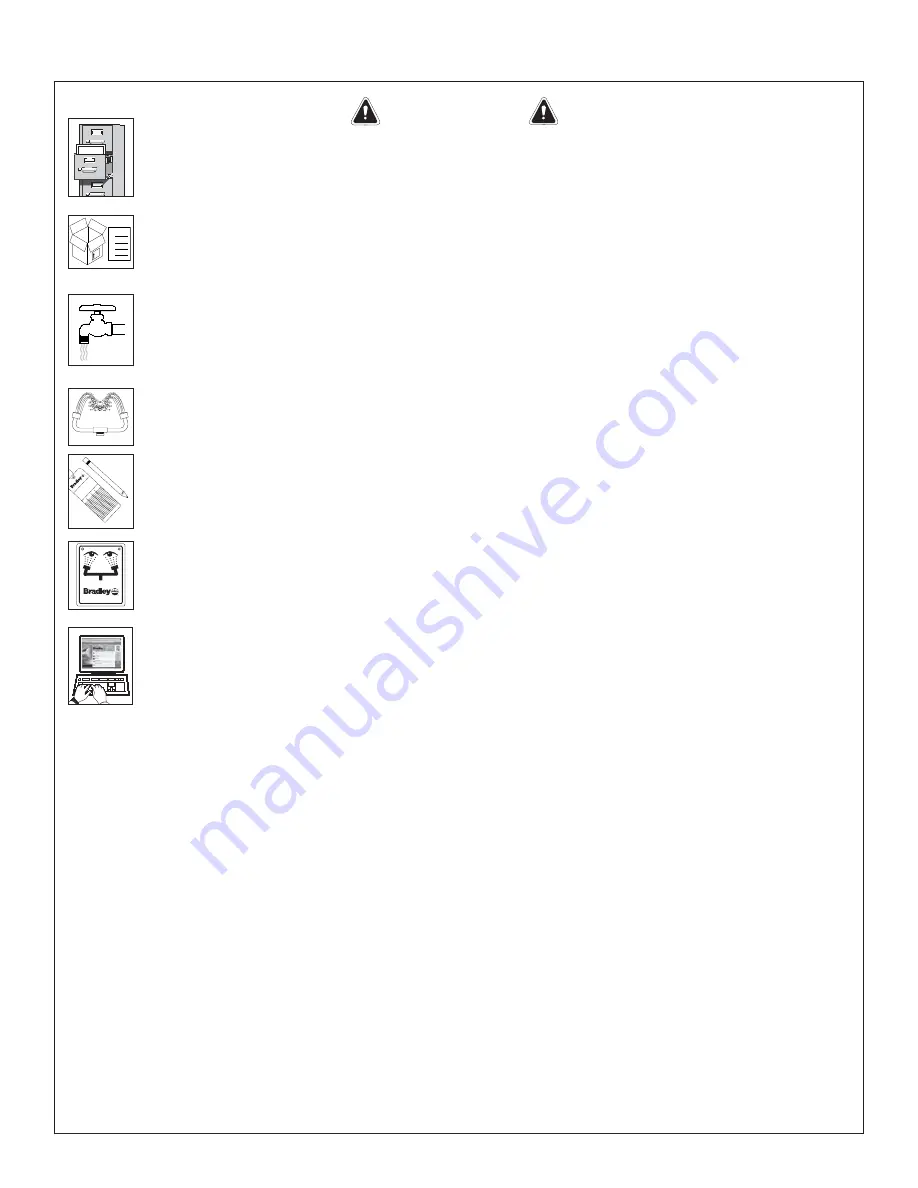 Bradley S19-120SS Installation Manual Download Page 2