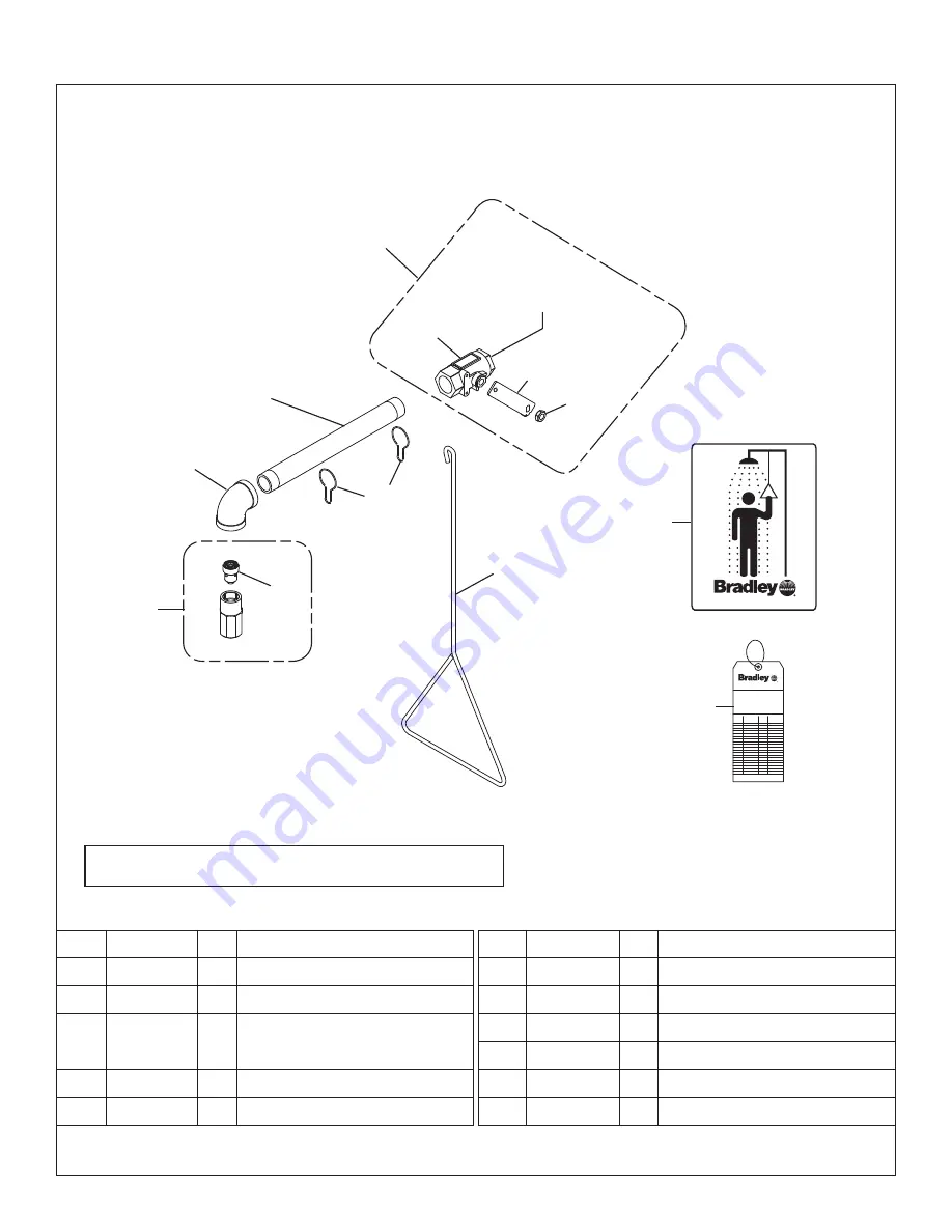 Bradley S19-120SS Installation Manual Download Page 4