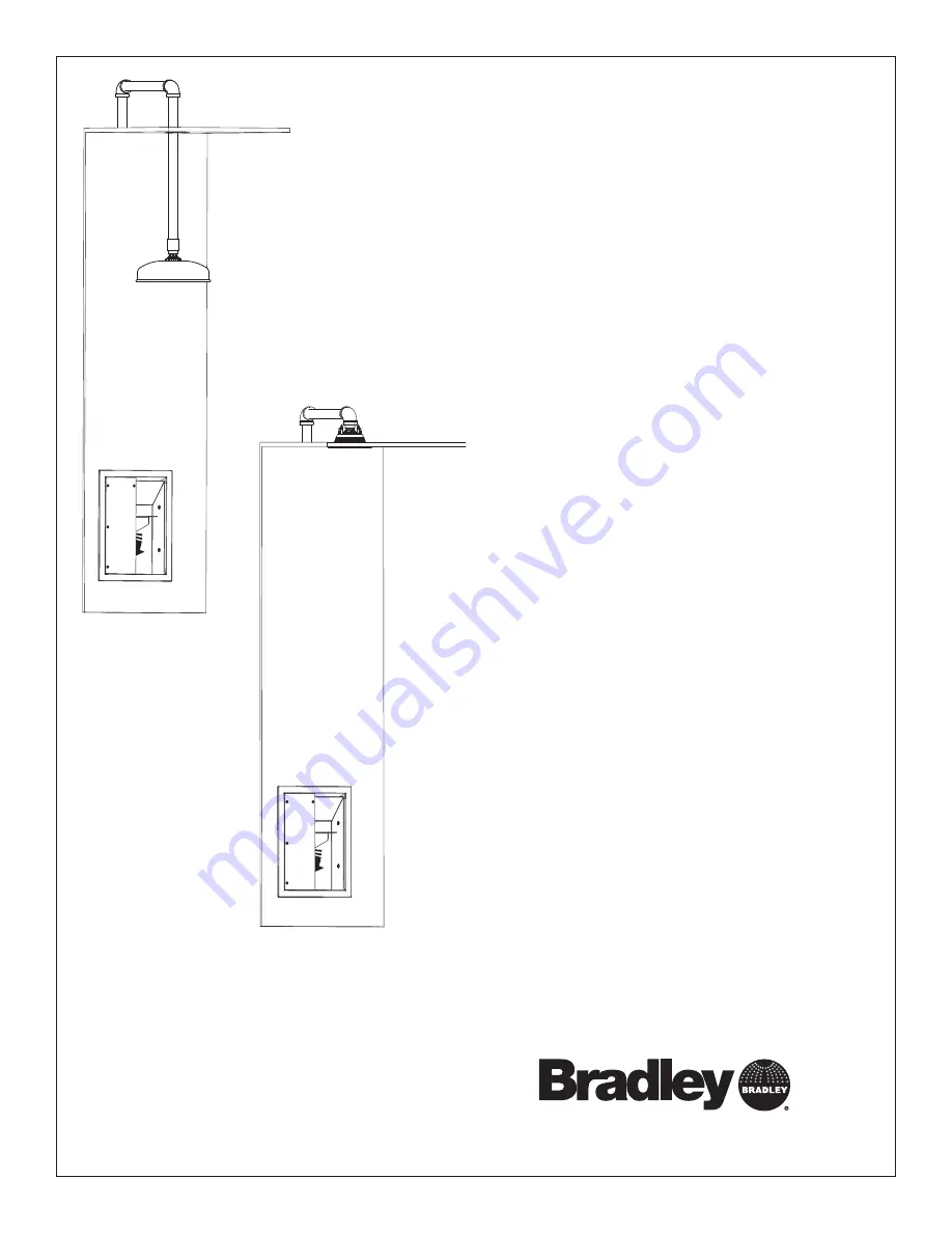 Bradley S19-125BF Installation Manual Download Page 1