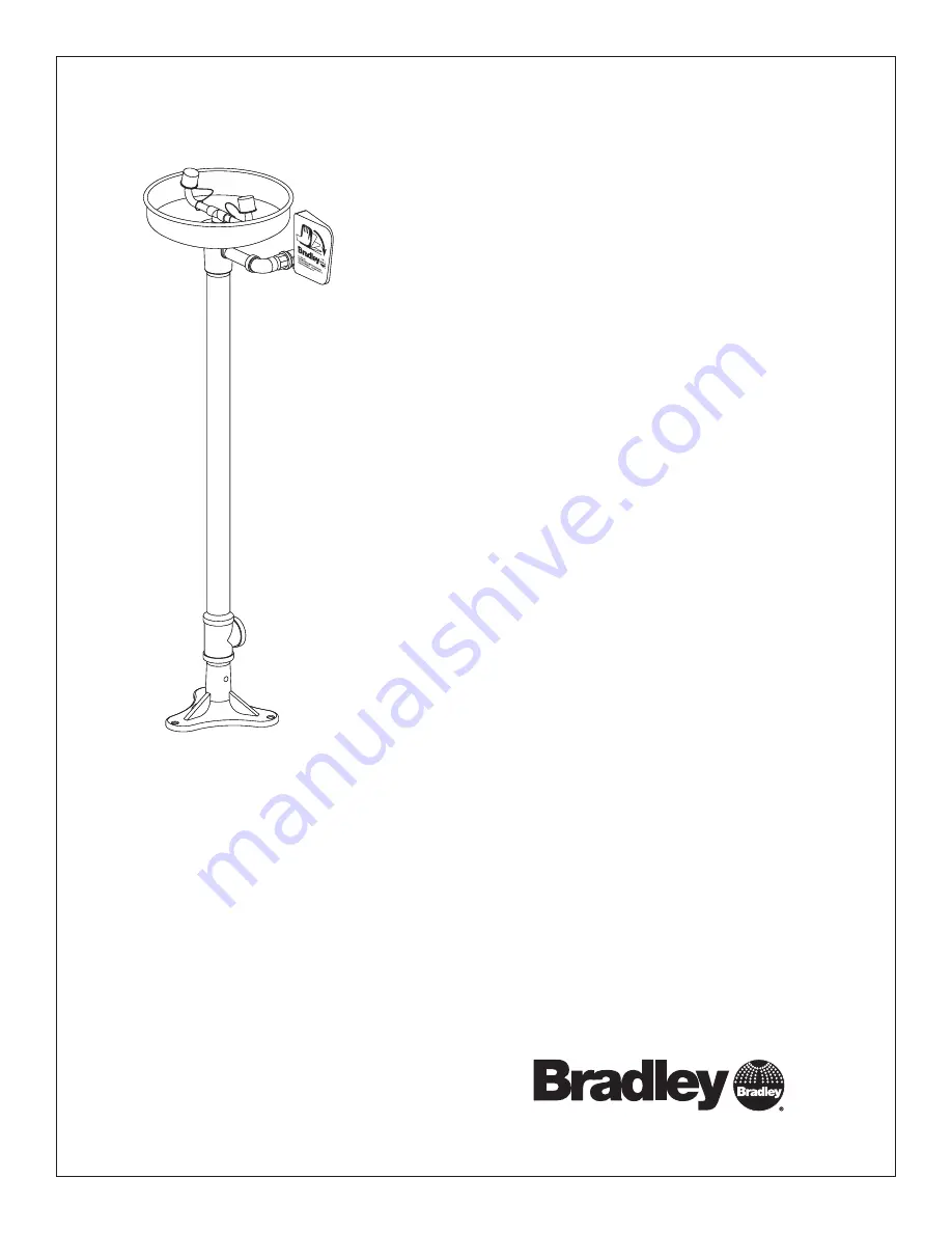 Bradley S19-210B Installation Manual Download Page 1