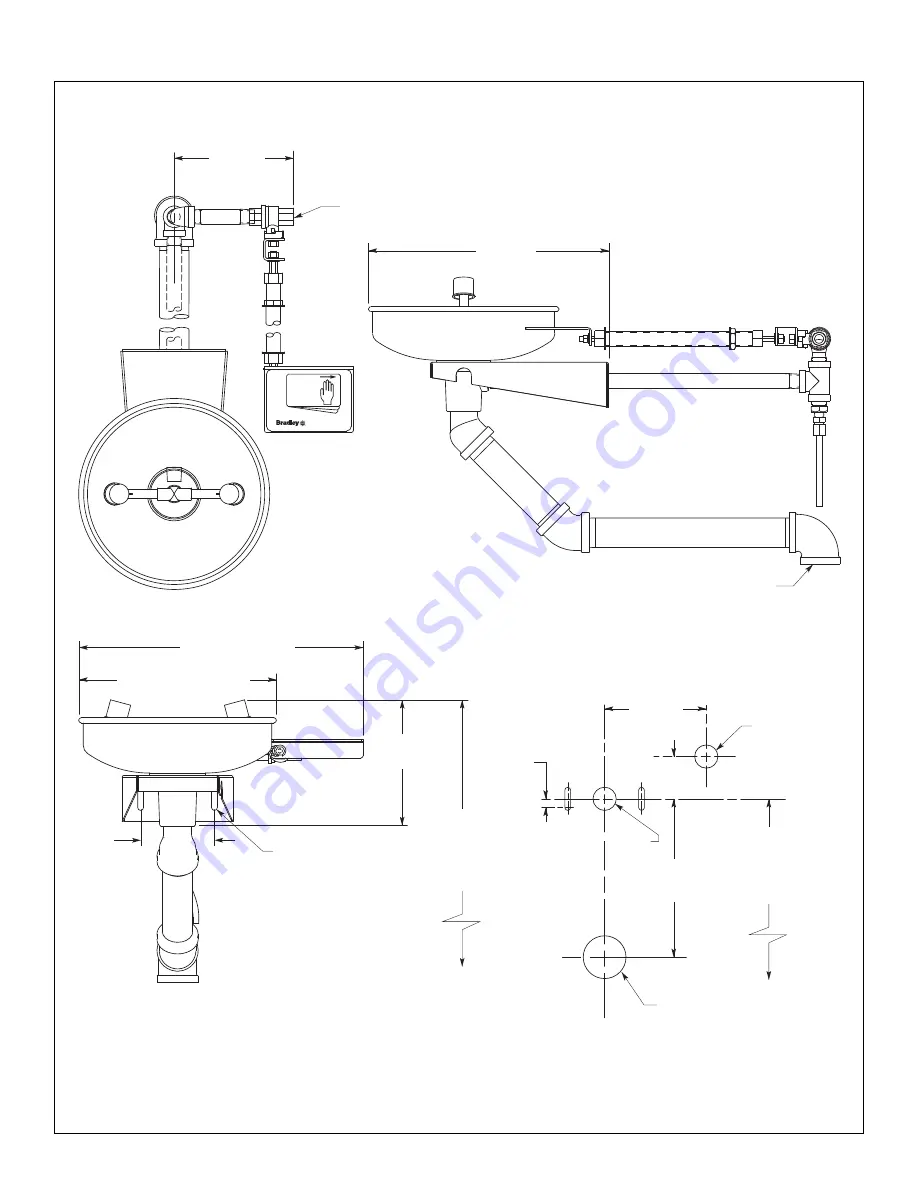 Bradley S19-220HFP Installation Manual Download Page 3