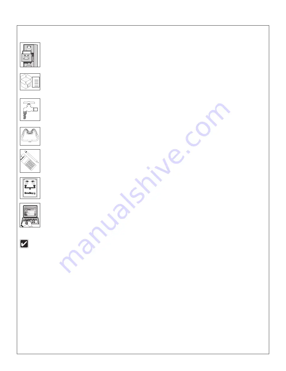 Bradley S19-270C Installation Manual Download Page 12