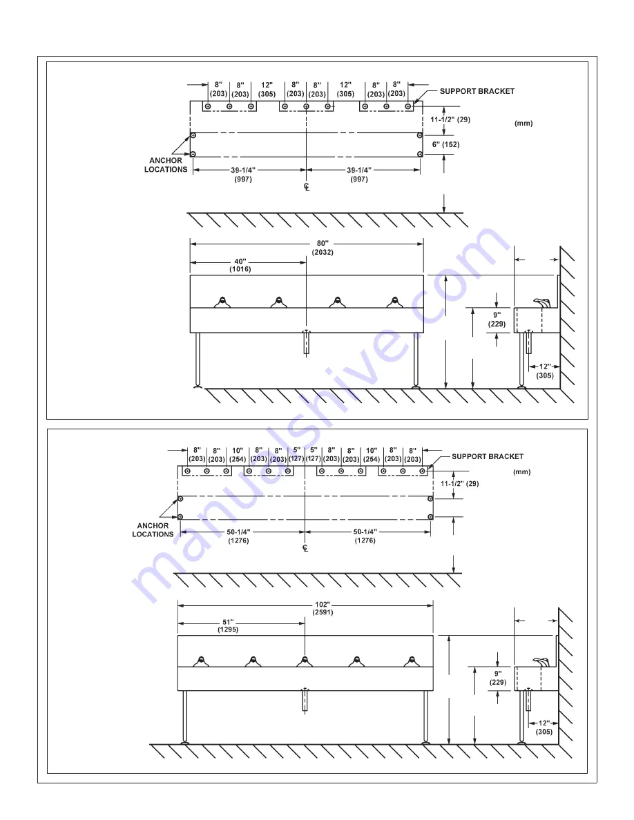 Bradley S96-085 Installation Manual Download Page 4