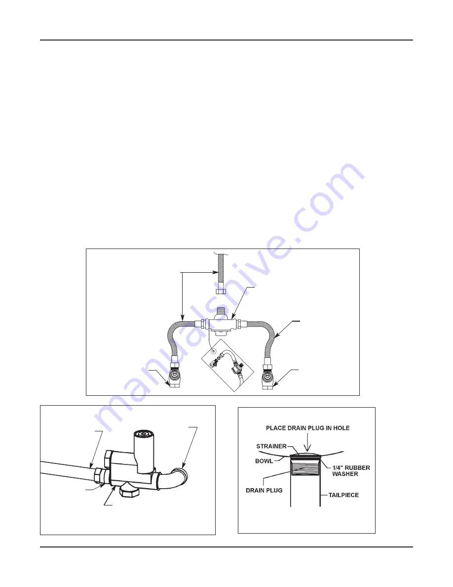 Bradley SS-2/IR/JUV Installation Instructions Manual Download Page 10