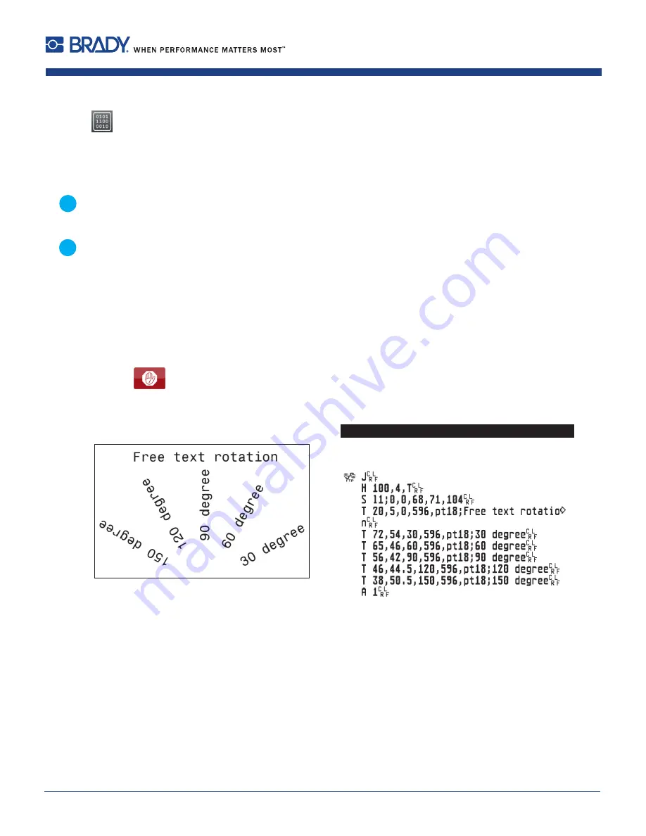 Brady BradyPrinter i5100 Setting Configurations And Connectivity Manual Download Page 40