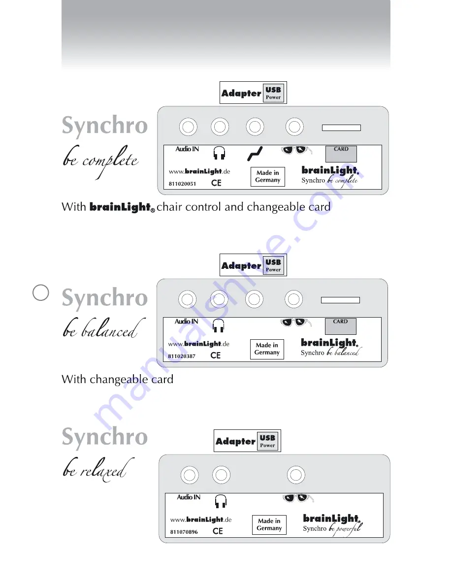 BrainLight Synchro User Manual Download Page 6