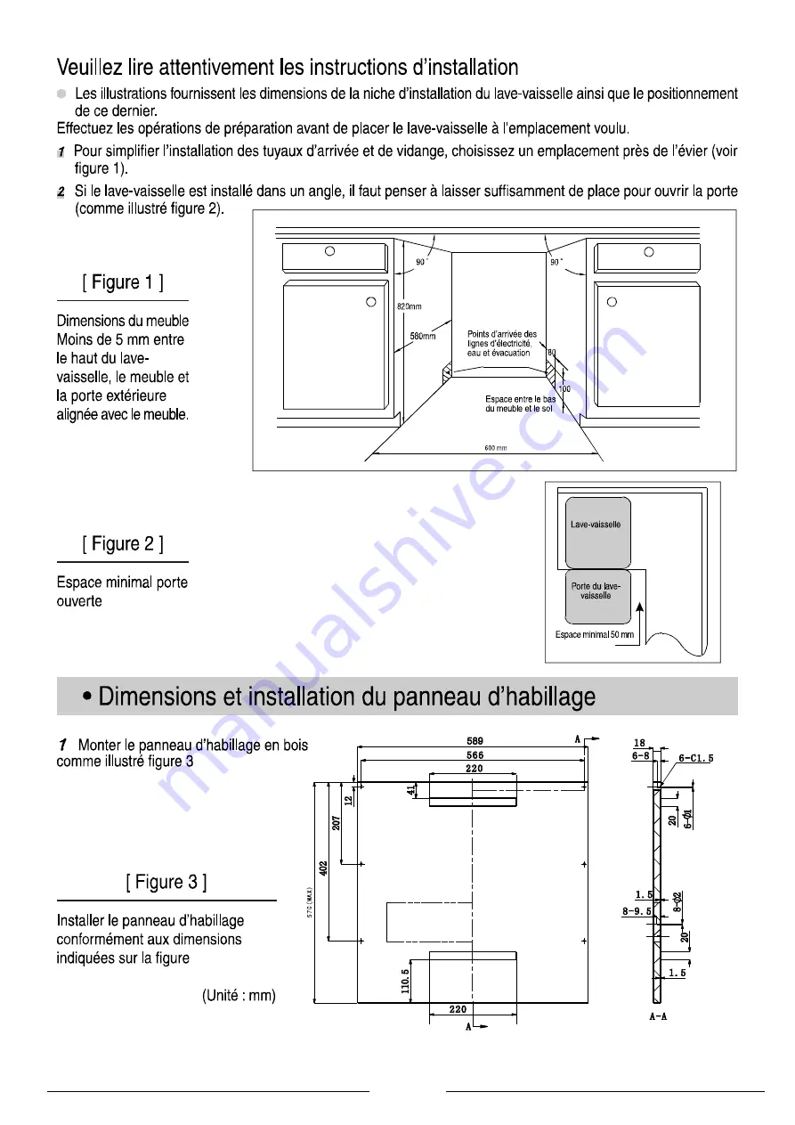 Brandt BDB424DX Instruction Manual Download Page 59