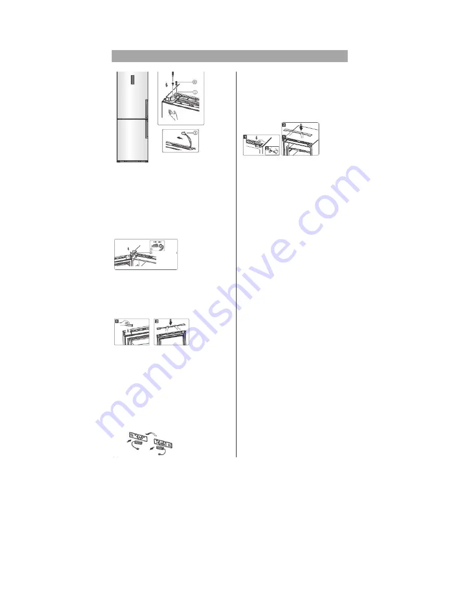 Brandt BFC504YNW-YNX Instruction Manual Download Page 55