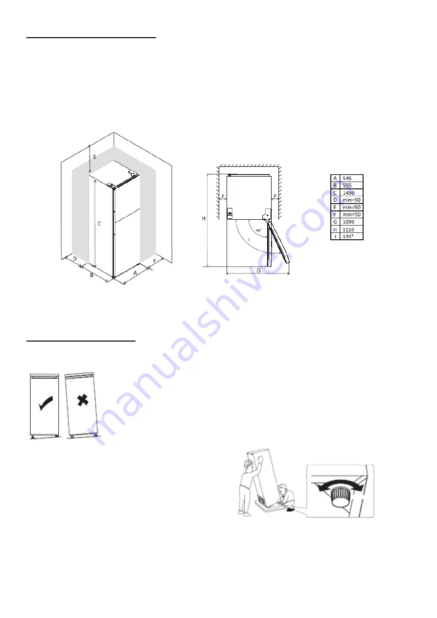 Brandt BFD4522SS Instruction Manual Download Page 58