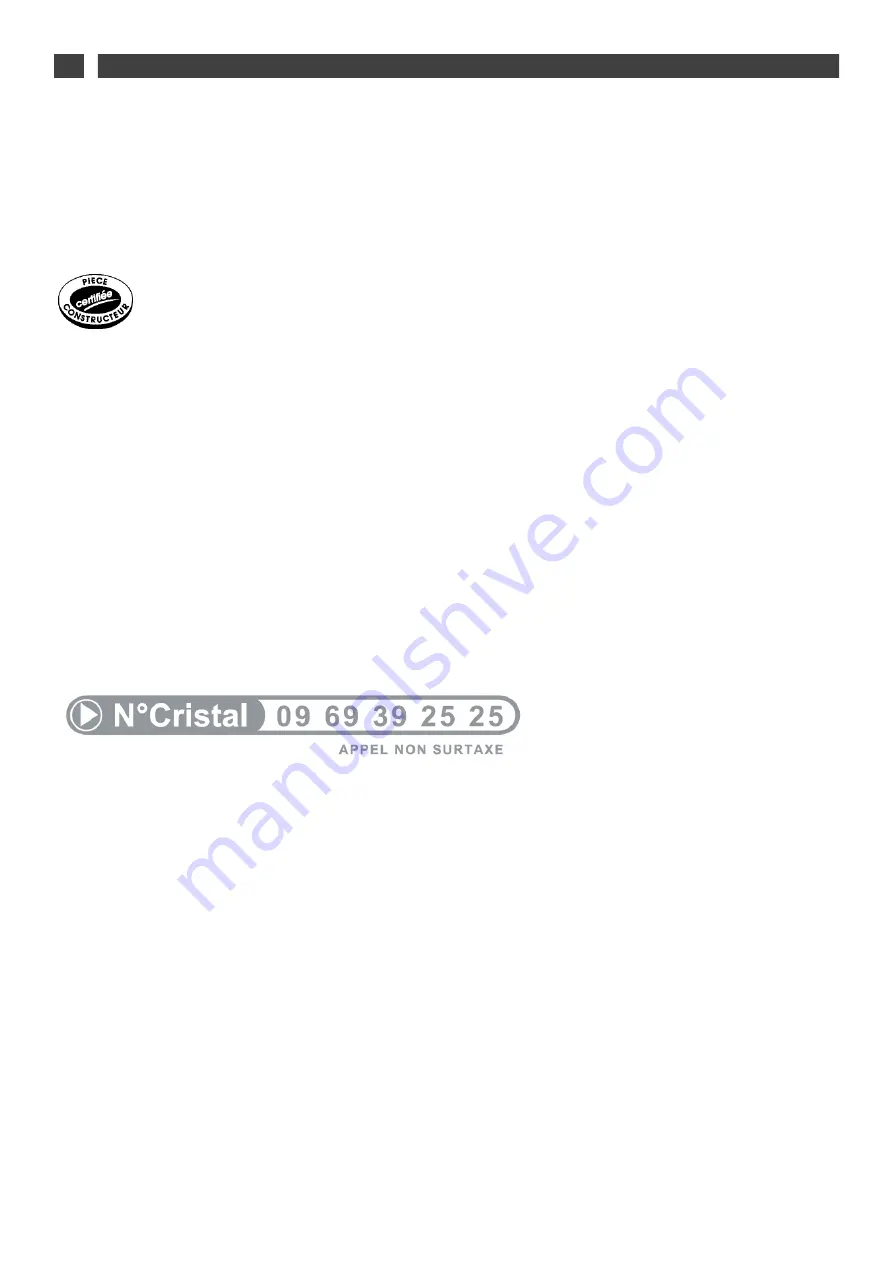 Brandt BFS2222SW Instructions For Use Manual Download Page 30