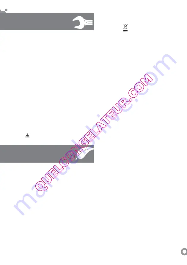 Brandt BFU28NW Instruction Manual Download Page 13