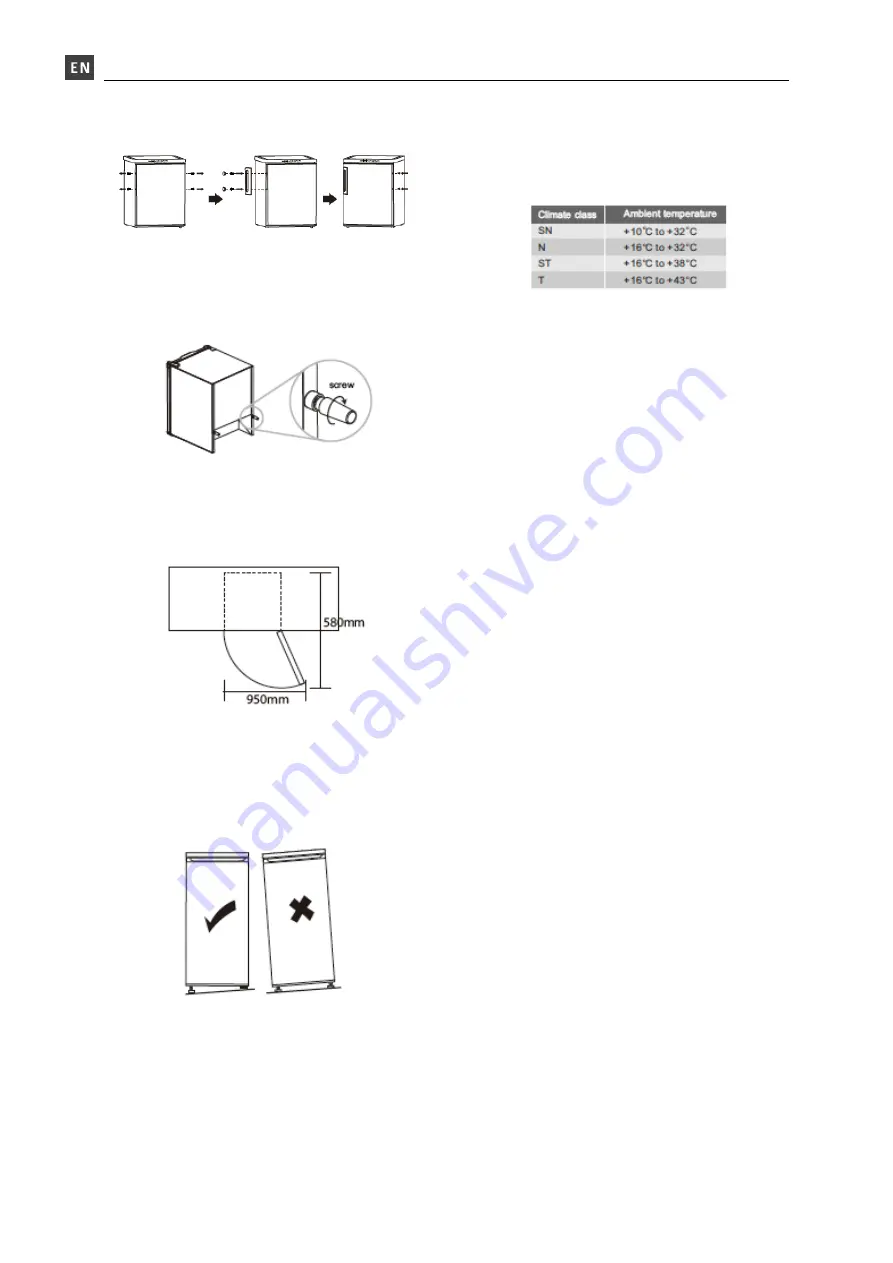 Brandt BFU4425SW Instructions For Use Manual Download Page 26